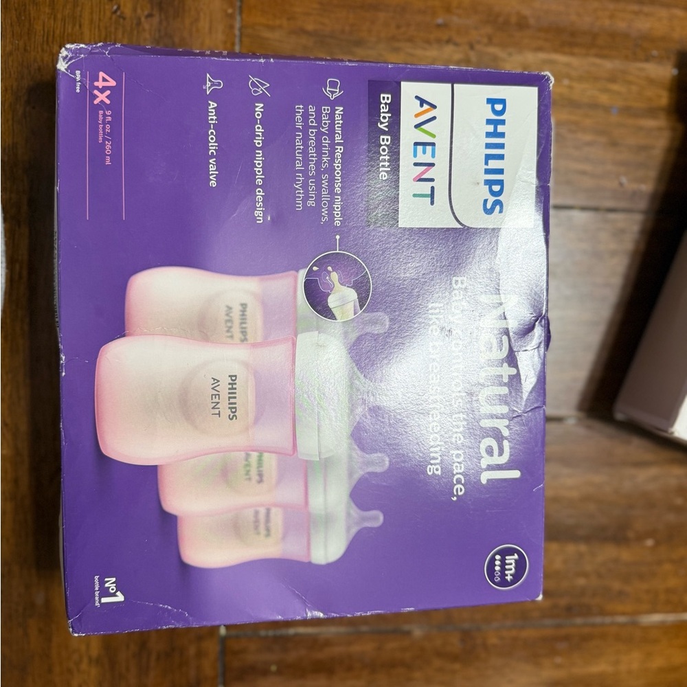 Philips Avent Natural Baby Bottles - Pink